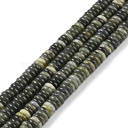 Natural Xinyi Jade/Chinese Southern Jade Beads Strands, Rondelle, 6~6.5x2~2.5mm, Hole: 1mm, about 181~191pcs/strand, 15.16~15.35''(38.5~39.1cm)(G-Q159-B16-01)