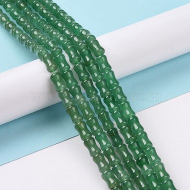 Chapelets de perles en aventurine vert naturel(G-G990-D01)-2
