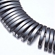Non-magnetic Synthetic Hematite Beads Strands(G-P338-06A-18x2.5mm)-1