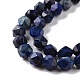Faceted Natural Gemstone Lapis Lazuli Bead Strands(G-J331-25-8mm-01)-3