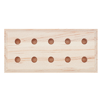 Wood Tray, for Capsule Tray, Wheat, 59x125x16mm