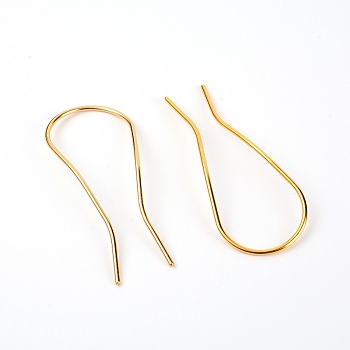 Iron U Shape Updo Hair Pins Clips, for Thin Thick Hair, Golden, 106x44x2.5mm