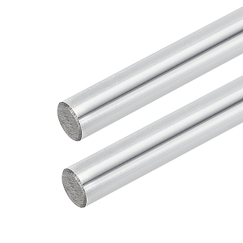 45# High-carbon Steel Linear Motion Rods, Shaft Guide, Stainless Steel Color, 300x10mm