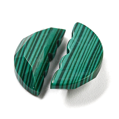 Natural Malachite Butterfly Wing Cabochons(G-D078-02B)-2