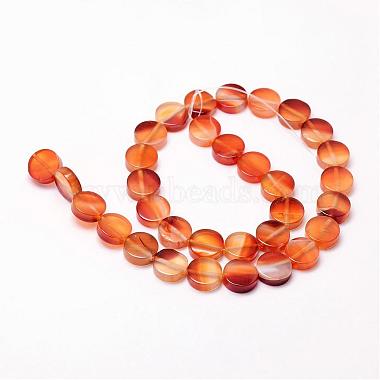 Natural Carnelian Beads Strands(G-N0176-01-12x4.5mm)-2
