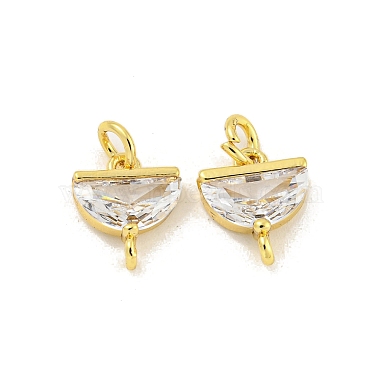 Real 18K Gold Plated Brass+Cubic Zirconia Bail