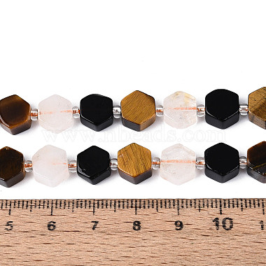 colliers de perles en obsidienne naturelle(G-N358-03A-05)-5
