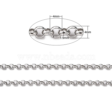 304 Stainless Steel Rolo Chains(STAS-O076-16)-2