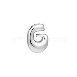 Brass Pendants, Letter A~Z Charms, Letter G, 22x18mm(PW-WG52F6D-07)