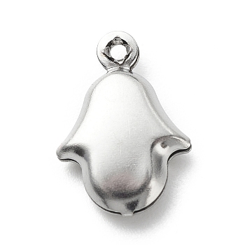 304 Stainless Steel Pendants, Penguin Charms, Stainless Steel Color, 14x10x3.4mm, Hole: 1mm