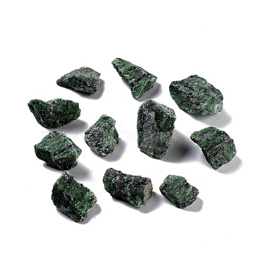 Rough Raw Natural Ruby in Zoisite Beads(G-K314-07)-2
