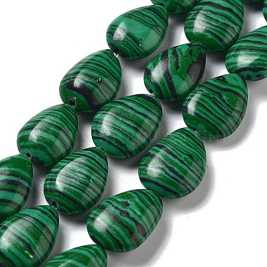 Teardrop Malachite Beads