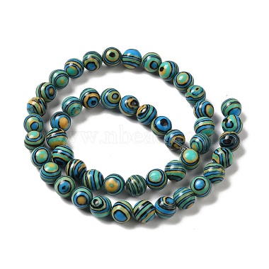 Synthetic Malachite Dyed Beads Strands(G-P507-02A-09)-3