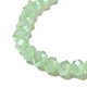 Chapelets de perles en rondelles en verre électrolytique d'imitation jade(X-EGLA-F050B-02AB)-3