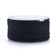 Polyester Braided Cord, Prussian Blue, 2mm, about 16.4 yards(15m)/roll(OCOR-F010-A38-2MM)