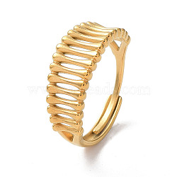 Ion Plating(IP) 304 Stainless Steel Hollow Adjustable Rings, Golden, 1.5mm,Inner Diameter: 18.9mm(RJEW-D006-27G)