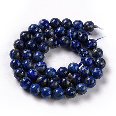 Chapelets de perles en lapis-lazuli naturel(G-G423-8mm-A)-2