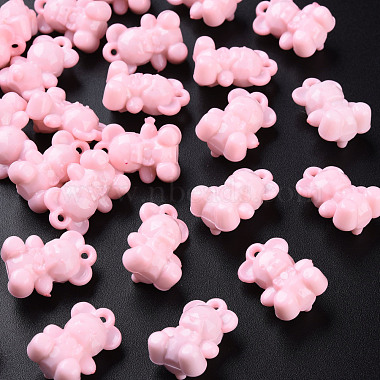 Pink Bear Acrylic Pendants