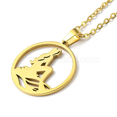 304 Stainless Steel Pendant Necklaces(NJEW-Z025-06G)-2