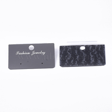Black Plastic Earring Display Cards