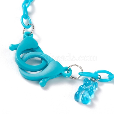 Personalized ABS Plastic Cable Chain Necklaces(NJEW-JN03220-07)-2