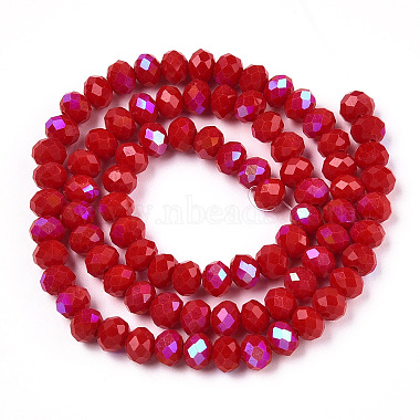 Electroplate Opaque Solid Color Glass Beads Strands(EGLA-A034-P6mm-L21)-3