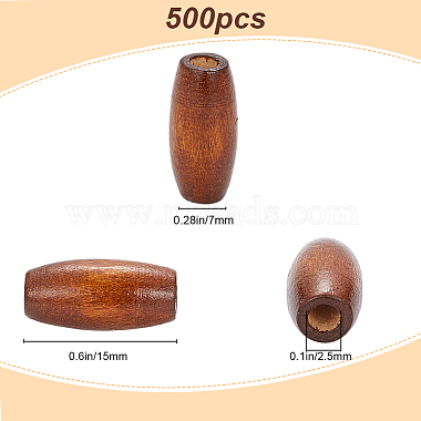 500Pcs Natural Wood Beads(WOOD-GF0001-95)-2