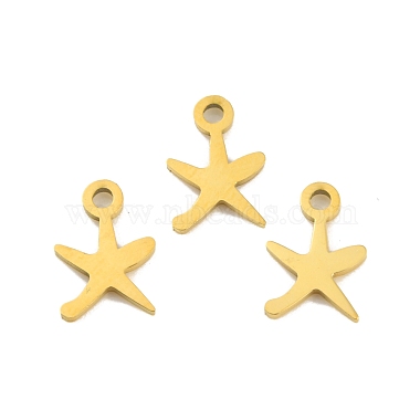 Ion Plating(IP) 304 Stainless Steel Charms(STAS-D051-47G)-2