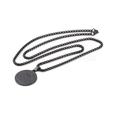 Titanium Steel Pendant Necklaces(NJEW-L122-01EB)-2