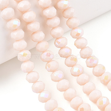 galvanoplastie opaques couleur unie perles de verre brins(EGLA-A034-P8mm-L20)-4