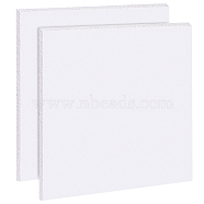 PVC Foam Board, Polyethylene PE Board, for Sand Table, Presentaions, Art Projects, Square, White, 300x300x5mm(AJEW-WH0471-137D)