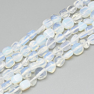 Opalite Beads Strands, Tumbled Stone, Nuggets, 4~15x4~8x3~7mm, Hole: 1mm, about 40~70pcs/strand, 15.7 inch(X-G-S301-57)