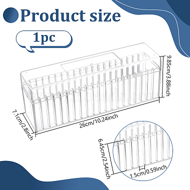 Transparent Plastic Commemorative Coin Display Box(ODIS-WH0061-22)-2