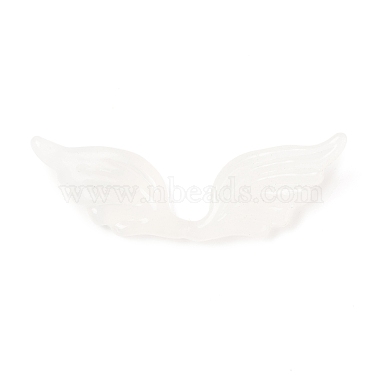 White Wing Glass Decoration