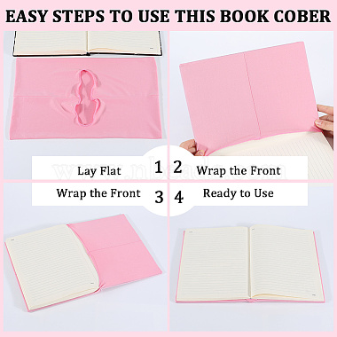 3Pcs Elastic Fabric Book Covers(AJEW-CP0006-14G)-5