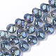 Chapelets de perles en verre galvanoplastique(X-EGLA-S189-002B-01)-1