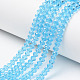 Chapelets de perles en verre(EGLA-A034-T6mm-D08)-1