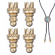 4Pcs Brass Cord Ends(KK-CA0003-73A)-1