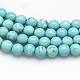 Natural Howlite Beads Strands(X-TURQ-G103-10mm-01)-2