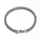 304 Stainless Steel Wheat Chains Bracelets(BJEW-O091-04P)-1