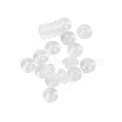 Silicone Gasket, Rings, Clear, 2.5x0.7mm, Hole: 0.7mm, 100pcs/set(KK-K381-05B)