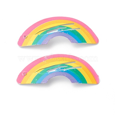 Colorful Stainless Iron Snap Hair Clips