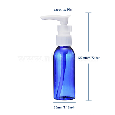 50 мл многоразового использования для домашних животных пластиковые пустые бутылки с насосом для жидкого мыла(TOOL-Q024-01A-02)-3