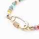 Brass Micro Pave Clear Cubic Zirconia Pendant Necklaces & Bracelets Jewelry Sets(SJEW-JS01189)-6