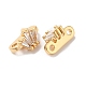 Brass Pave Clear Cubic Zirconia Slide Charms(KK-G465-04G)-2