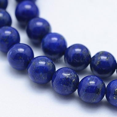 Chapelets de perles en lapis-lazuli naturel(G-P342-01-6mm-A)-3