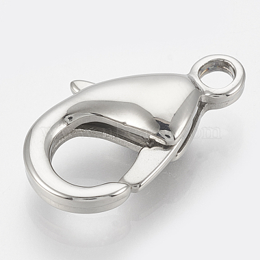 Tarnish Resistant 304 Stainless Steel Lobster Claw Clasps(STAS-T033-25A)-2