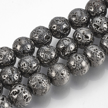12mm Round Lava Beads