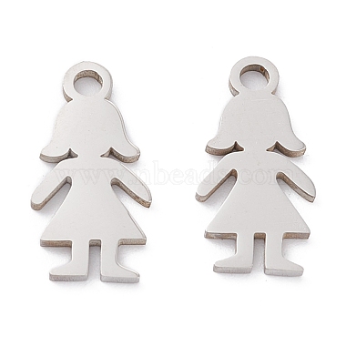 Stainless Steel Color Human 201 Stainless Steel Pendants