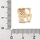 Brass Micro Pave Cubic Zirconia Slide Charms(ZIRC-I068-21G-02)-3